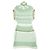 Autre Marque Vestido de punto con patrón de cesta de bambú Mame Kurogouchi Verde