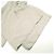 Autre Marque TOP CORTO A MANICHE QUADRATE CLANE in misto rayon Beige - vista 7