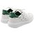 Monogram-Leder-Sneaker der Beverly Hills Linie von Louis Vuitton Weiß Grün - Ansicht 2