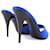 Yves Saint Laurent Sandálias LA 16 Saint Laurent Paris Azul  - vista 6
