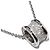 Bulgari Colar Pendente Bvlgari B.zero1 Au750 com Diamante Prata