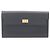 Cartera larga Kelly Pocket de Chevre Mysore de Hermès Negro
