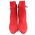 Botas curtas de couro camurça JOUEUSE da Hermès Vermelho - vista 4