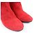 Botas curtas de couro camurça JOUEUSE da Hermès Vermelho - vista 8