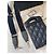 Borsa a mano Gucci Marmont GG in pelle nera e nylon Nero - vista 3