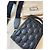 Borsa a mano Gucci Marmont GG in pelle nera e nylon Nero - vista 6
