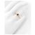 Autre Marque Anello solitario in oro rosa con diamante a cuscino 1,02 ct - vista 5