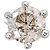 Autre Marque Anello solitario in oro bianco e diamante 0,93 ct