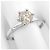 Autre Marque Anello solitario in oro bianco e diamante 0,93 ct - vista 3