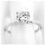 Autre Marque Anello solitario in oro bianco e diamante 1,02 ct - vista 2