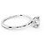 Autre Marque Anello solitario in oro bianco e diamante 1,02 ct - vista 4