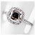 Autre Marque Anello in oro bianco con diamanti da 1,34 ct Marrone Rosa - vista 3