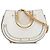 Bolsa de ombro Pixie Signature em couro de bezerro camurça branco Chloé
