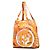 Tote Silky Pop Hermès Arancione Gioco degli Omnibus e Dames Bianche - vista 2