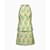 Prada Abendkleid, Modell Baroque Pastel SS2003. Grün