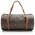 Louis Vuitton Vintage Monogramm Canvas Papillon 26 Handtasche Braun