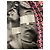 Autre Marque Giacca Biker BILL TORNADE Tweed Rosso e Blu Lana Bianco sporco - vista 3