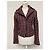 Autre Marque Giacca Biker BILL TORNADE Tweed Rosso e Blu Lana Bianco sporco - vista 6
