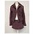 Autre Marque Giacca Biker BILL TORNADE Tweed Rosso e Blu Lana Bianco sporco - vista 7