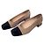 Salvatore Ferragamo scarpe basse in pelle beige e nera Nero