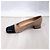 Salvatore Ferragamo scarpe basse in pelle beige e nera Nero - vista 7