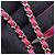 Borsa a Spalla Chanel Coco Rain Mark Chain Rosa - vista 14