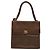Borsa a mano Gancini in pelle 2 in 1 bronzo oro Auth BA4340 di Salvatore Ferragamo - vista 13