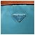 Borsa a Spalla PRADA in Nylon Pelle Argento Blu Auth 135381 - vista 17