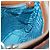 Borsa a Spalla PRADA in Nylon Pelle Argento Blu Auth 135381 - vista 20