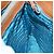 Borsa a Spalla PRADA in Nylon Pelle Argento Blu Auth 135381 - vista 21