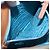 Borsa a Spalla PRADA in Nylon Pelle Argento Blu Auth 135381 - vista 22