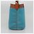 Borsa a Spalla PRADA in Nylon Pelle Argento Blu Auth 135381 - vista 4