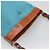 Borsa a Spalla PRADA in Nylon Pelle Argento Blu Auth 135381 - vista 6