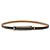 Schwarzer Leder Gürtel LOUIS VUITTON LV Auth 133503
