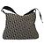 Borsa a spalla in tela Trotter Christian Dior blu navy argento Auth bs27283 - vista 2