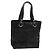 CHANEL Paris Biarritz Tote Bag Beschichtete Leinwand Schwarz Silber CC Auth 129603