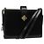 Borsa a Spalla Christian Dior in Pelle Nera e Oro Auth BA4359 Nero D'oro
