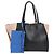 Borsa Toilojour in pelle nera e argento FENDI Auth bs28474 Nero