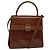 Borsa a mano in pelle Salvatore Ferragamo Vala 2 in 1 Marrone Oro Auth bs28714 D'oro