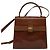 Borsa a mano in pelle Salvatore Ferragamo Vala 2 in 1 Marrone Oro Auth bs28714 D'oro - vista 2