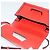 Borsa a Spalla LOEWE Barcelona in Pelle Rossa Oro Auth 138556 Rosso D'oro - vista 10