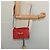 Borsa a Spalla LOEWE Barcelona in Pelle Rossa Oro Auth 138556 Rosso D'oro - vista 21