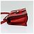 Borsa a Spalla LOEWE Barcelona in Pelle Rossa Oro Auth 138556 Rosso D'oro - vista 3