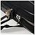 Borsa a Spalla GUCCI Nylon Nero Argento 73955 Auth bs28449 - vista 18