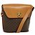 Céline Borsa a Spalla in Tela Macadam CELINE in Pelle PVC Marrone Oro Auth 129705 D'oro