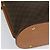 Céline Borsa a Spalla in Tela Macadam CELINE in Pelle PVC Marrone Oro Auth 129705 D'oro - vista 16