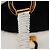 Gancini Handtasche aus Raphia in Weiß und Gold Auth 136858V von Salvatore Ferragamo Golden - Ansicht 16