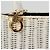 Gancini Handtasche aus Raphia in Weiß und Gold Auth 136858V von Salvatore Ferragamo Golden - Ansicht 4