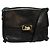 Céline Borsa a Spalla CELINE in Pelle Nera Oro Auth 138409 Nero D'oro