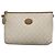 GUCCI GG Plus Supreme Clutch Bag PVC Bianco Auth bs28632 - vista 2